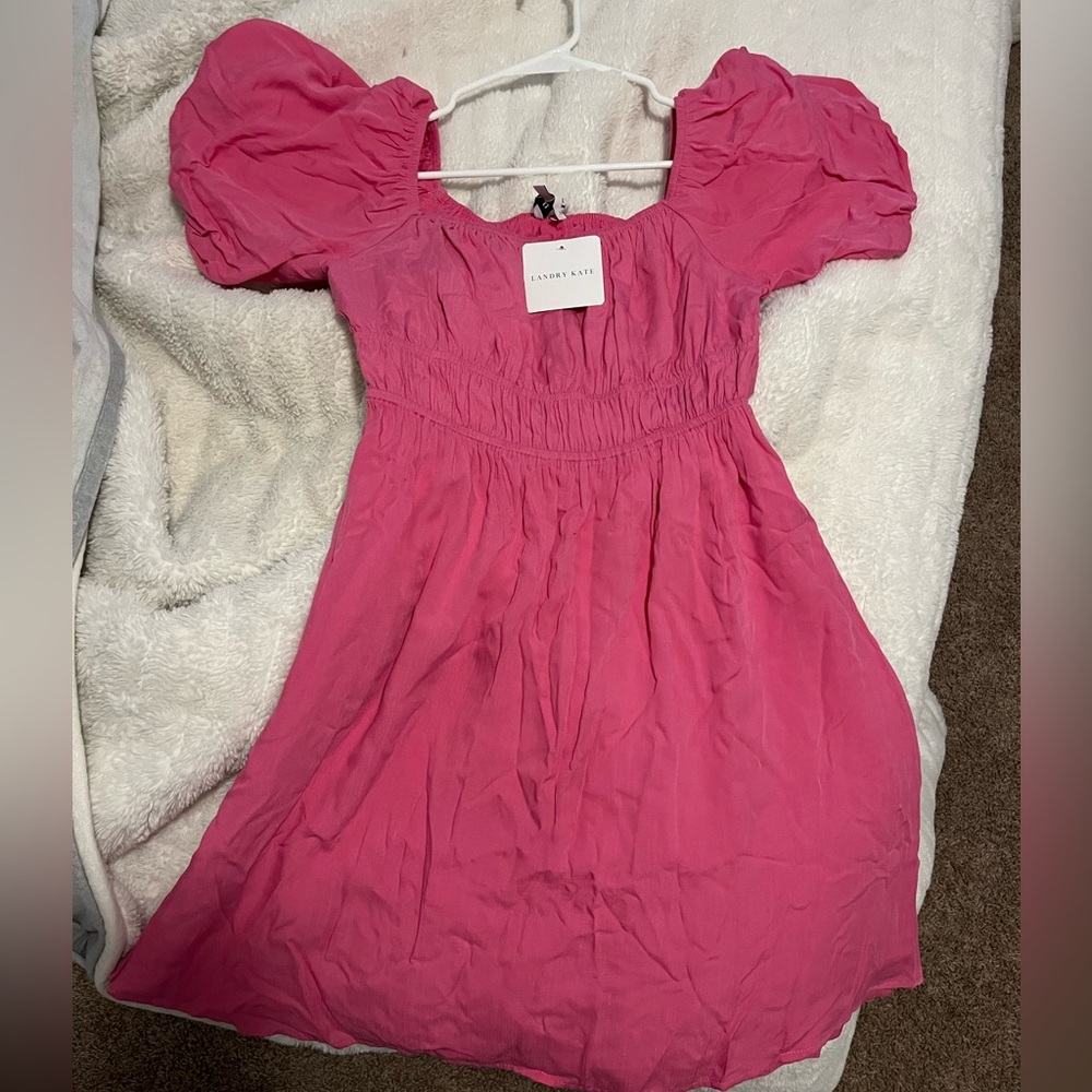 pink dress from landry kate
